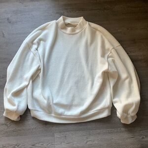 NWOT Lush size XS white turtleneck sweater